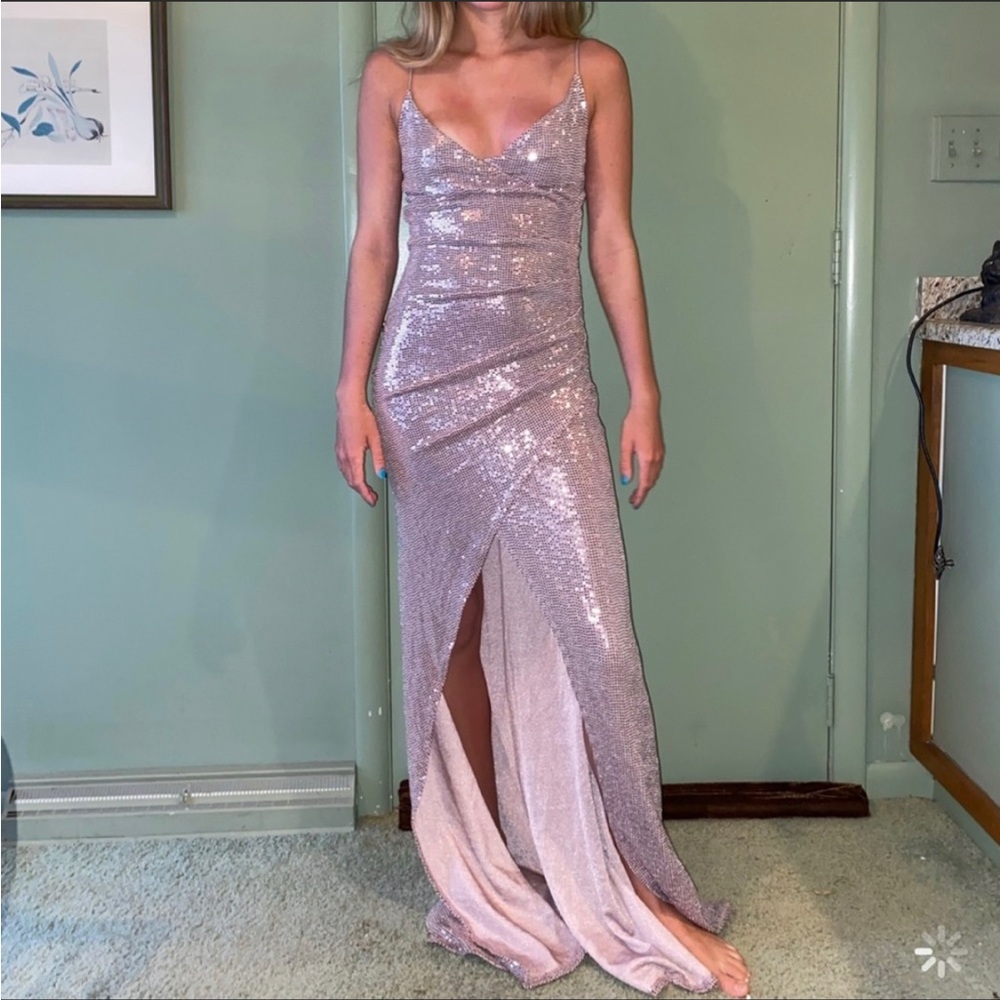 Windsor Sparkly pink prom dress
